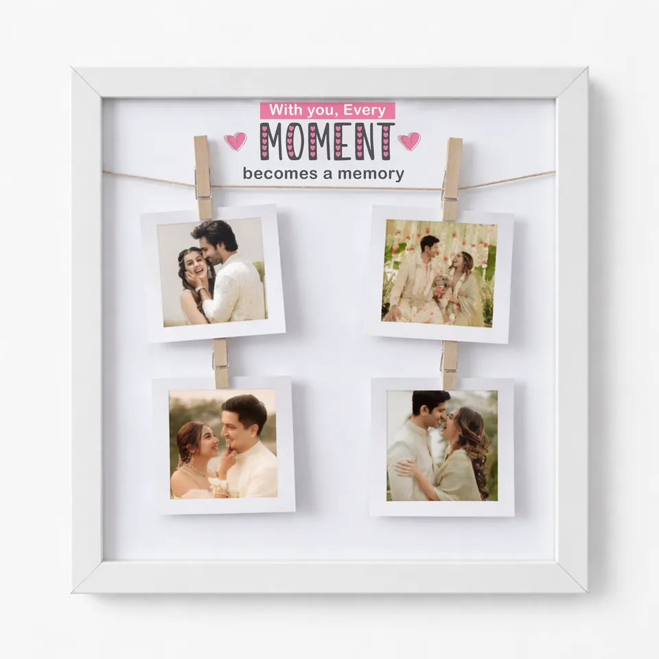TimelessString MDF Photo Frame - White media 5