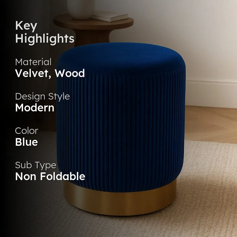 Solvante Aura Ottoman - Blue media 2