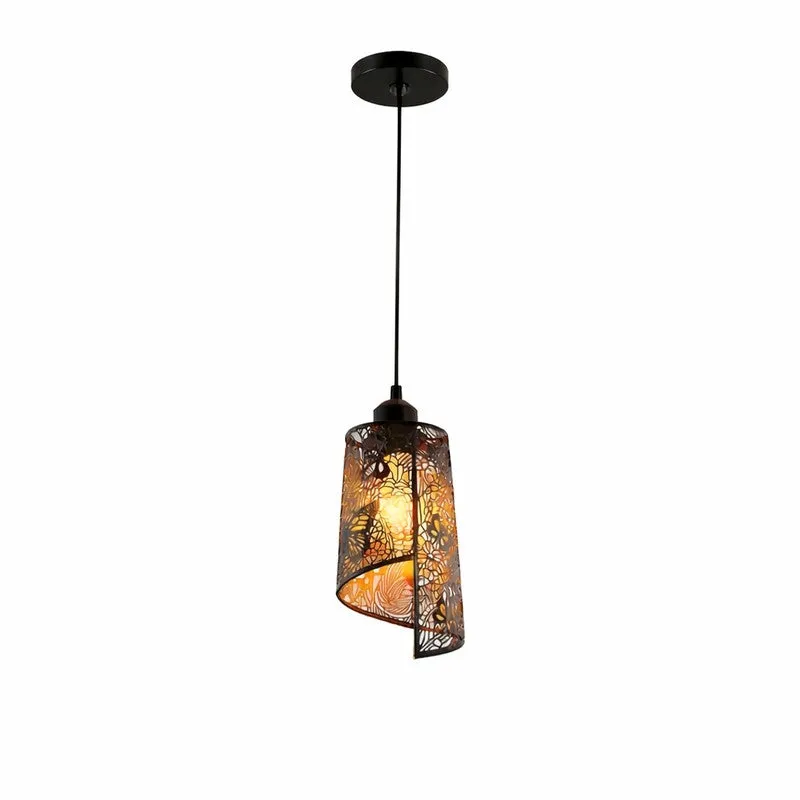 Botanic Butterfly Metal Ceiling Lamp media 3