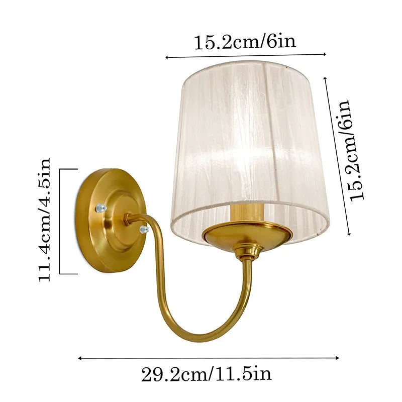 Pleat Carva Metal Wall Lamp (Gold) - Set Of Two media 7