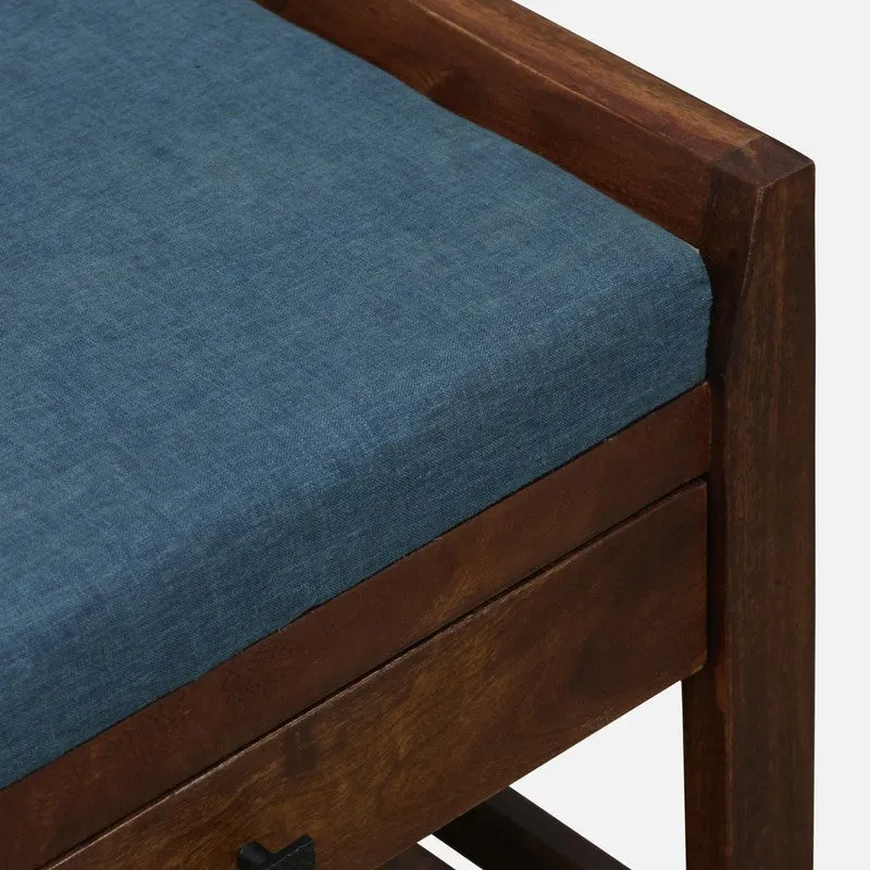Harbor Nest Mango Wood Shoe Rack - Blue media 7