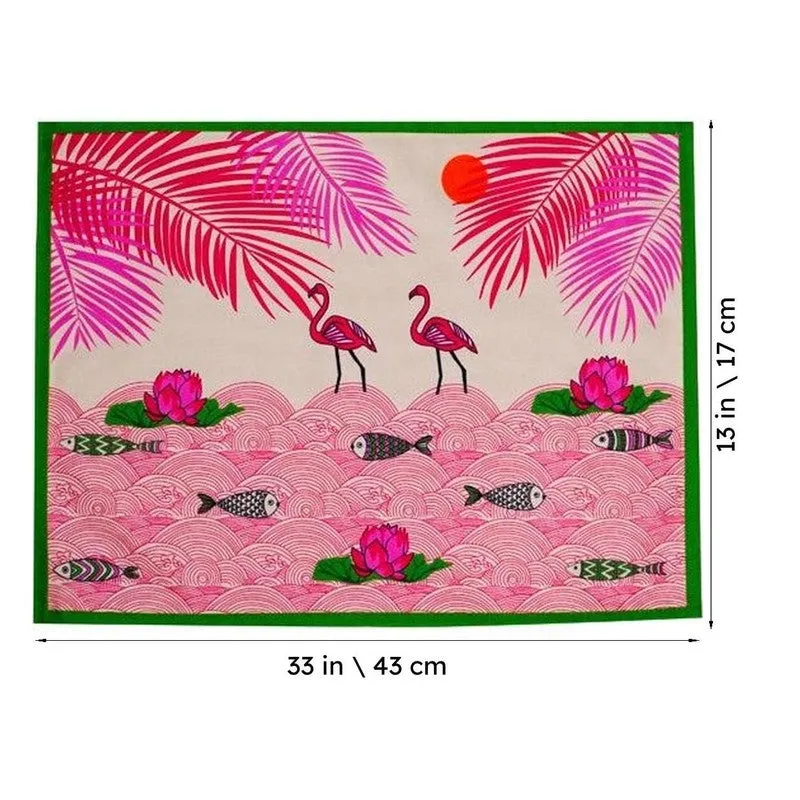 Pink Oasis Table Placemat - Set Of Two media 6