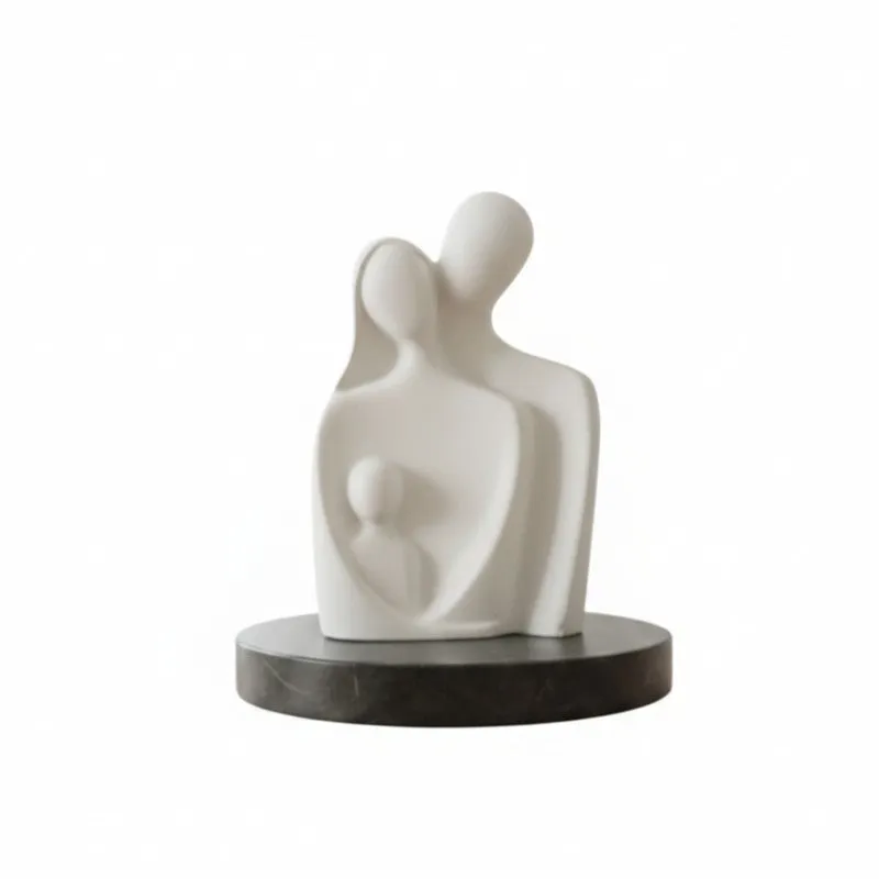 Abstract Family Resin Showpiece - White media 7