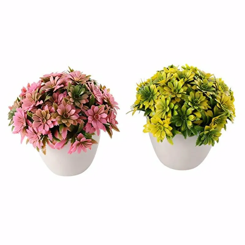 Koppa Faux Plant In Delna Pot - Set Of Two media 3