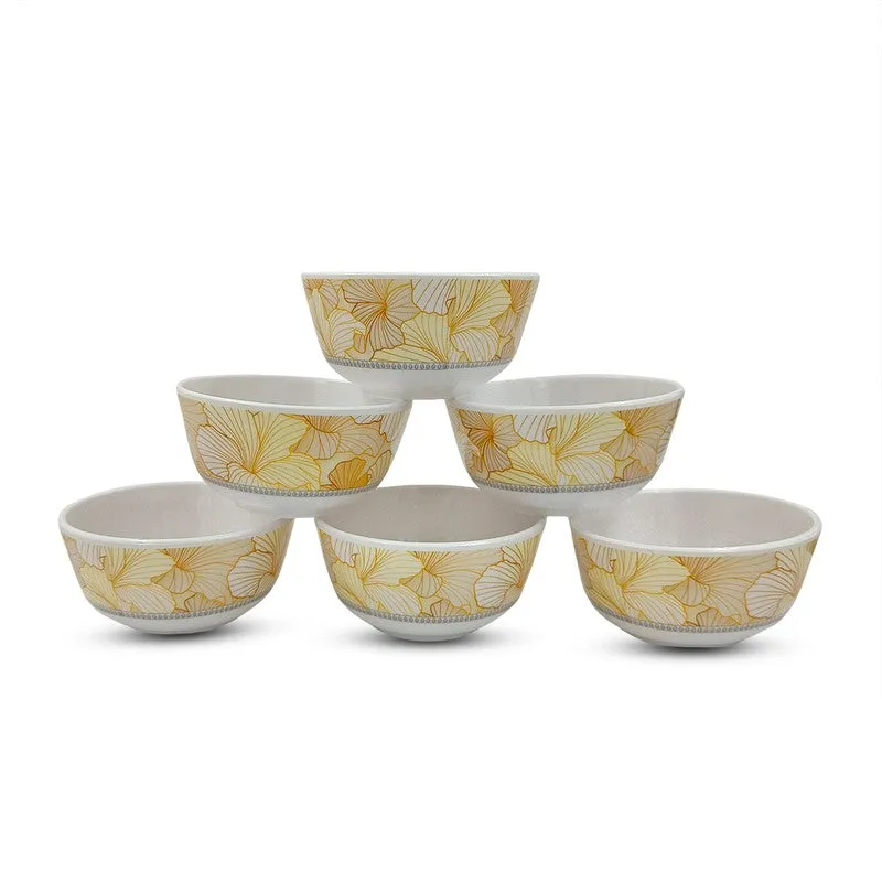 Flore Melamine Snack Bowls (200 mL Each) - Set of Six media 8
