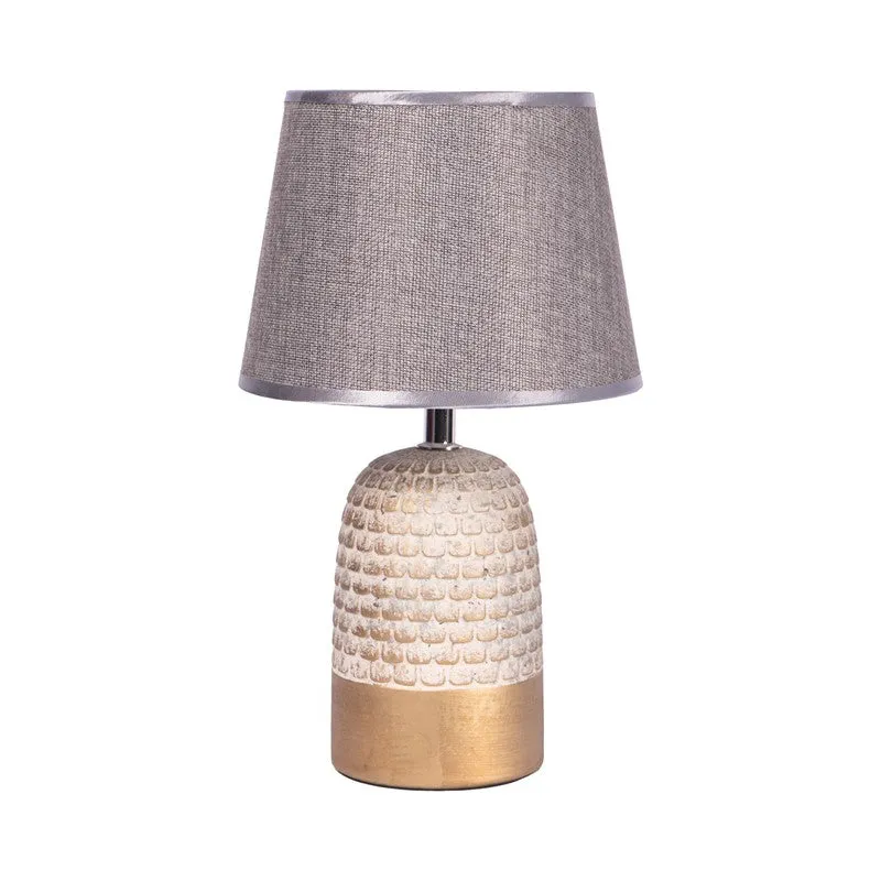 AarviDecor Hamilton Decorative Fabric Table Lamp - Grey media 8