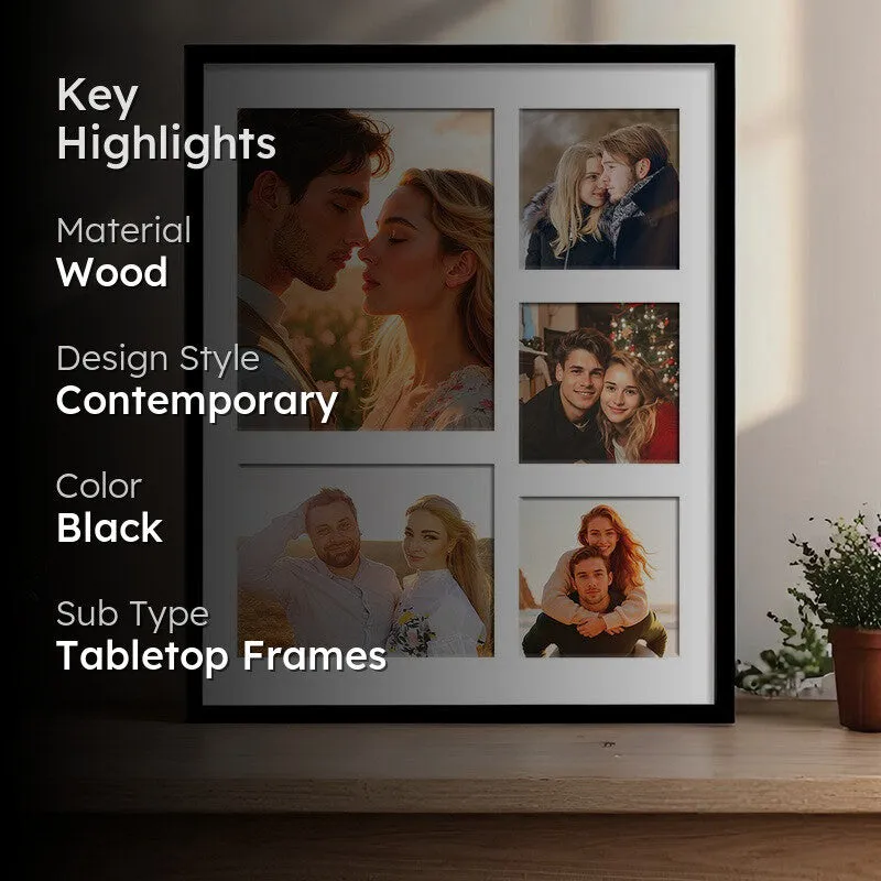 Eterna Collage Photo Frame - Black media 2