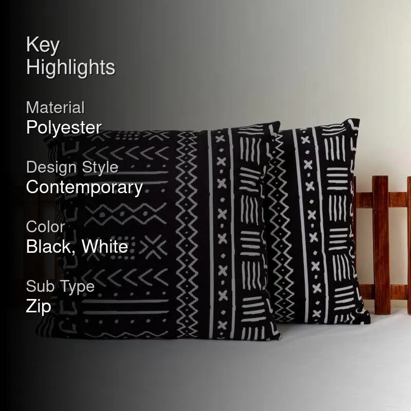 Nazar Na Lage Printed Cushion Cover - Set Of Two media 2