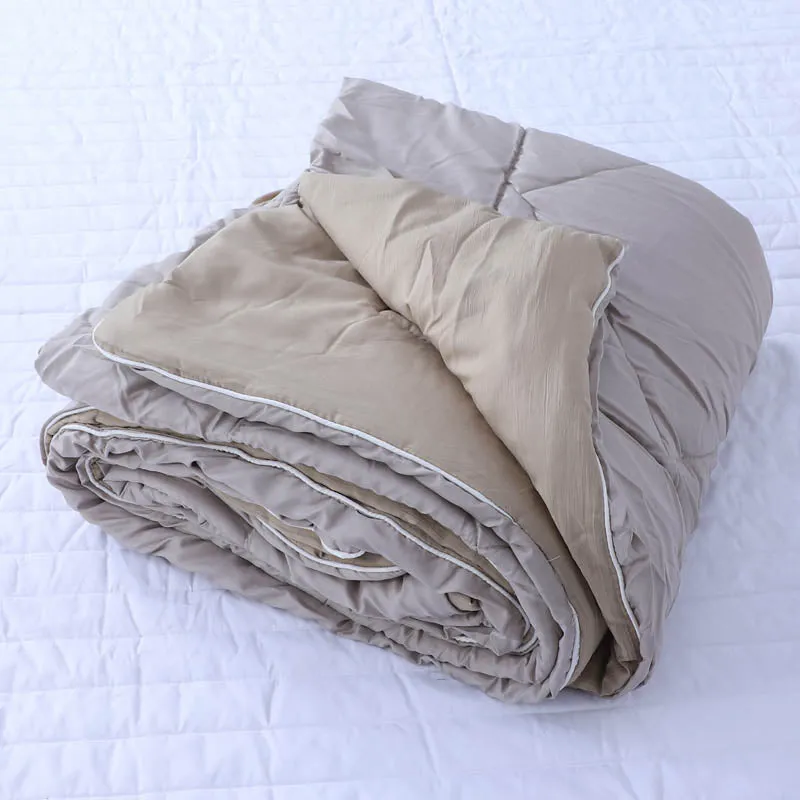 Adova Reversible Microfiber Comforter (Beige) - 120 GSM media 5