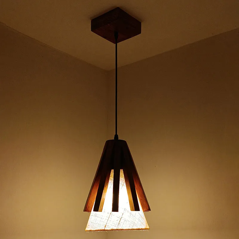 Liora Single Wooden Ceiling Lamp media 5