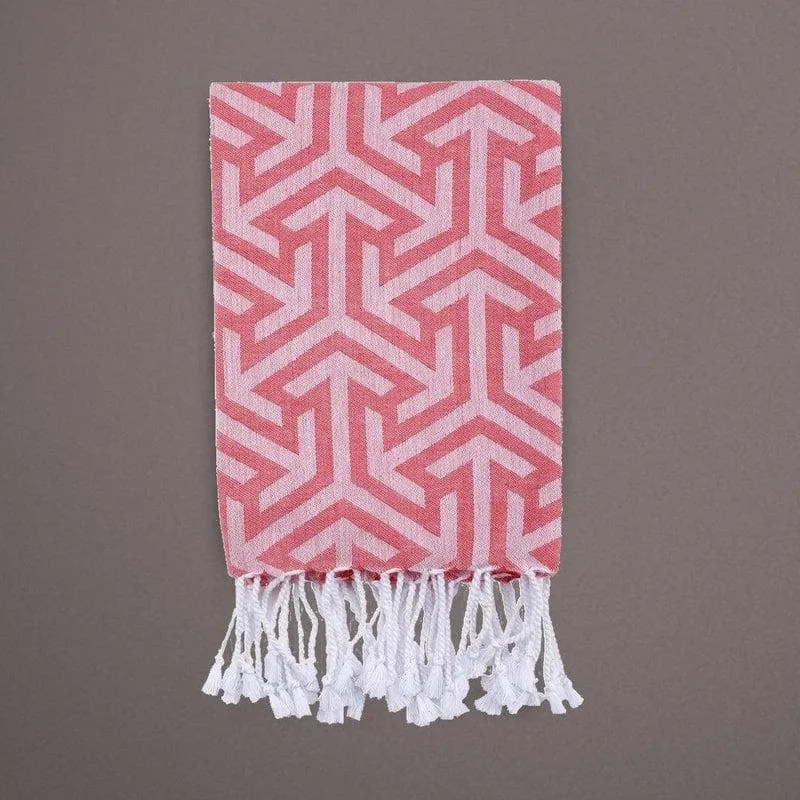 Pink Very Berry Bath Towel media 1
