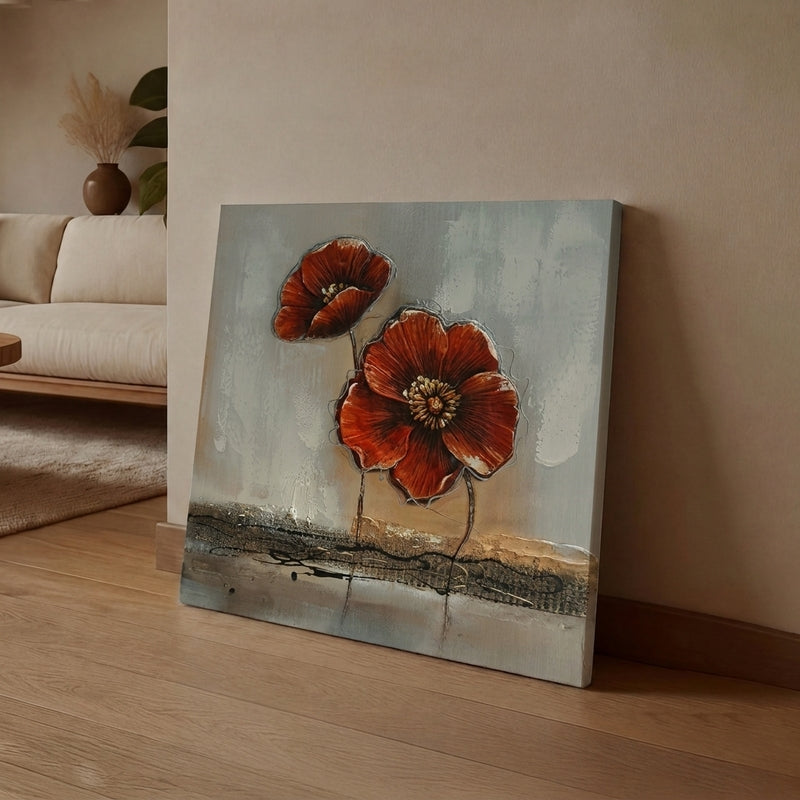 Nuva Petunia Canvas Wall Painting