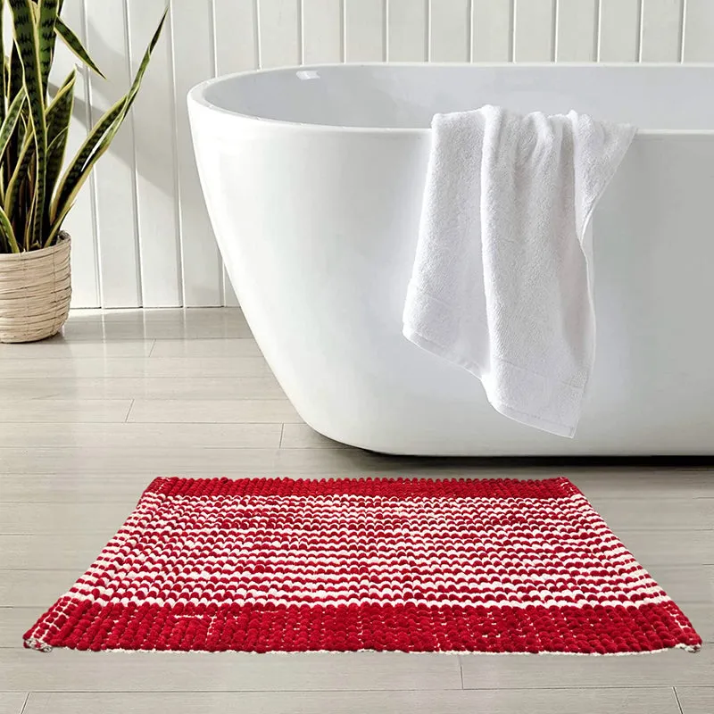 Lima Cotton Bath Mat - Red media 4