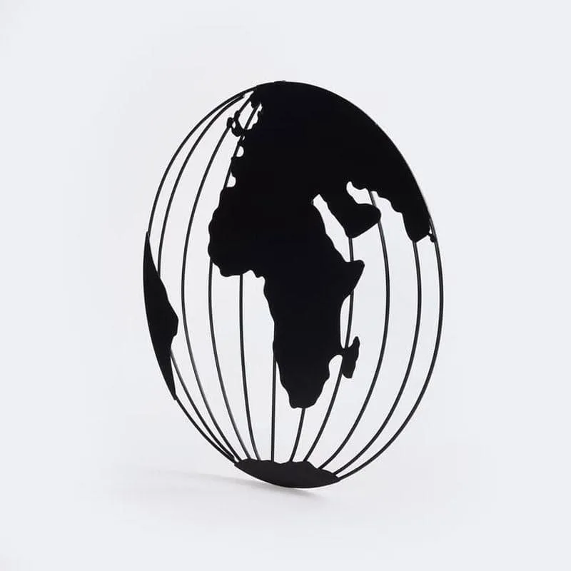 Globe Wander Metal Wall Accent media 4