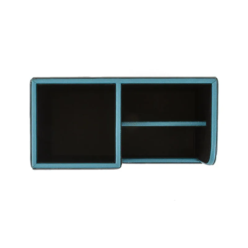 Tisca Faux Leather Desk Organizer - Grey media 7