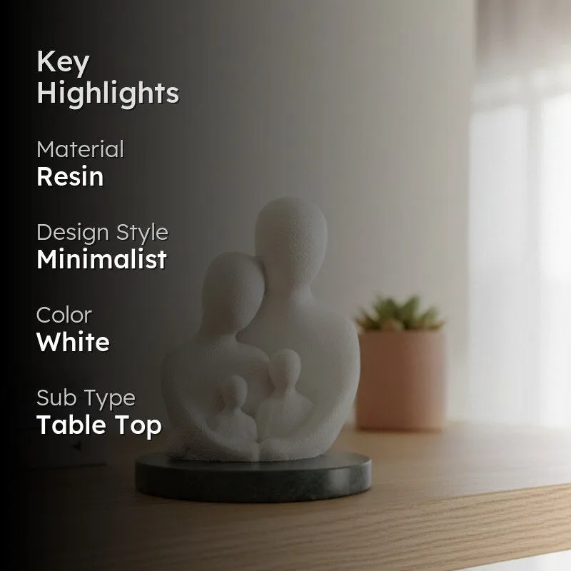 Unity Family Resin Showpiece - White media 2