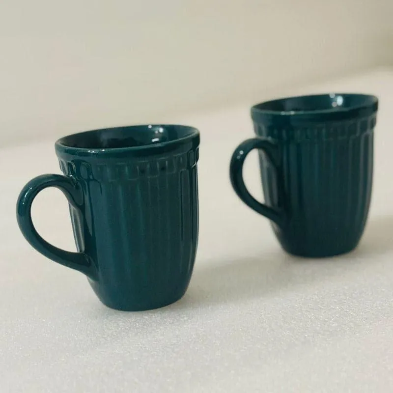 Jonah Ceramic Coffee Mug (300 mL Each) - Set of Two media 3