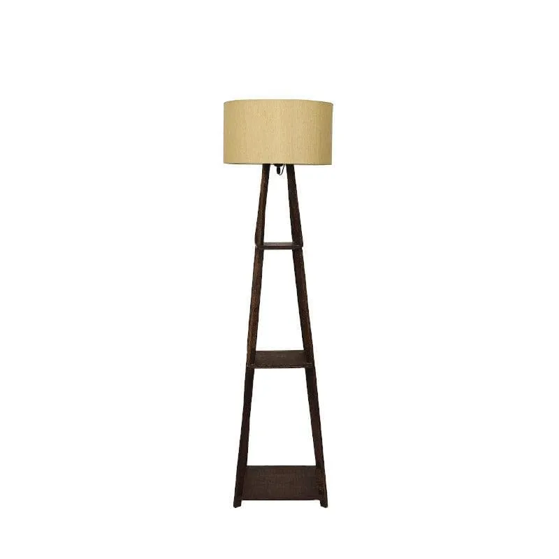 Seasa Wistera Floor Lamp With Shelf - Beige media 5