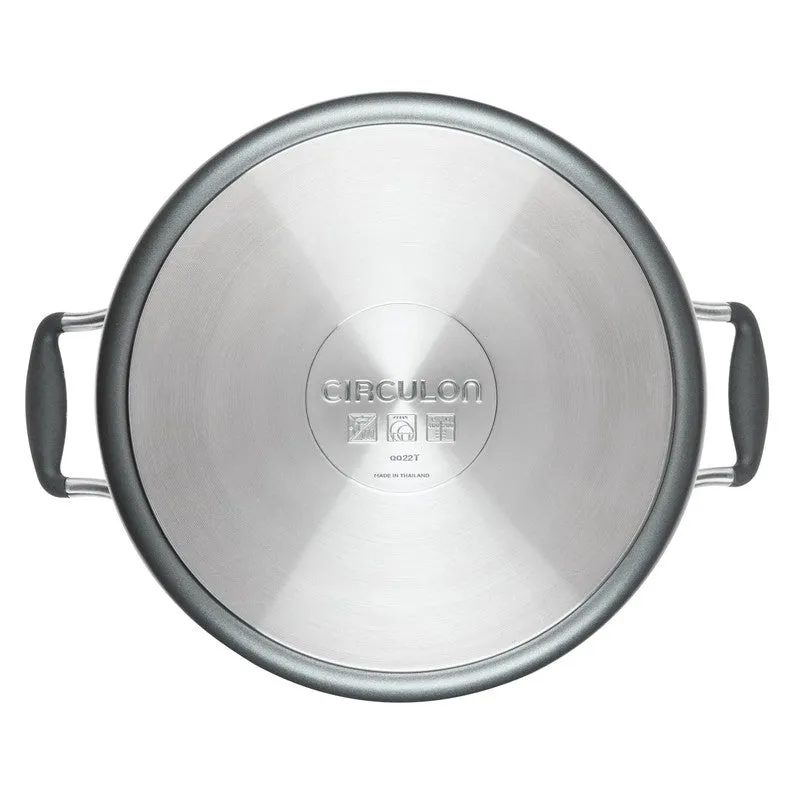 Circulon Aluminum Cooking Pot with Lid - 7580 ML media 7
