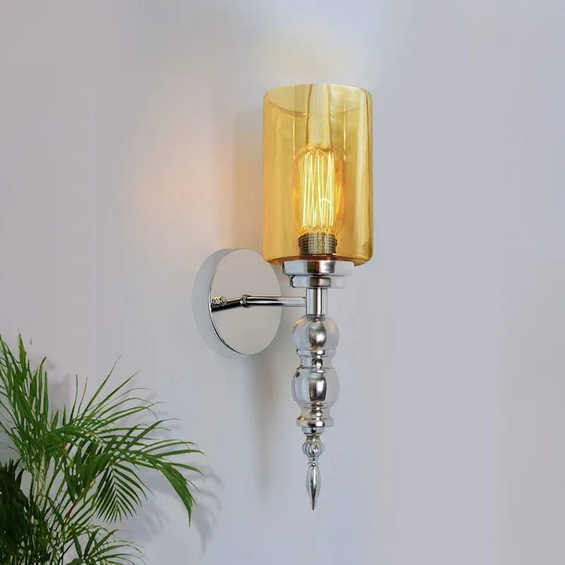 GlowMorph Glass & Metal Wall Lamp media 1
