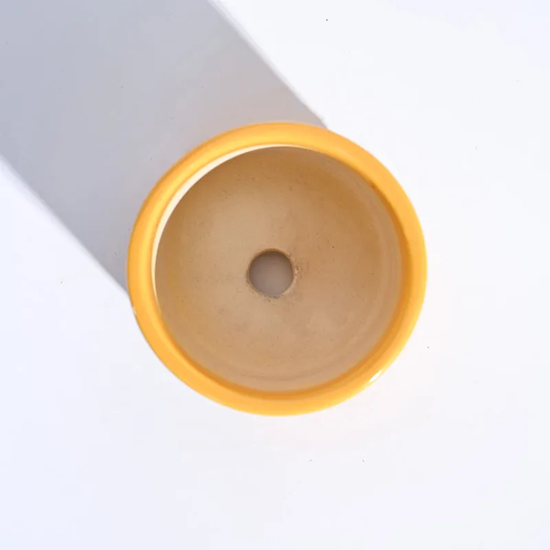 Ugaoo Pipe Yellow Ceramic Pot media 5