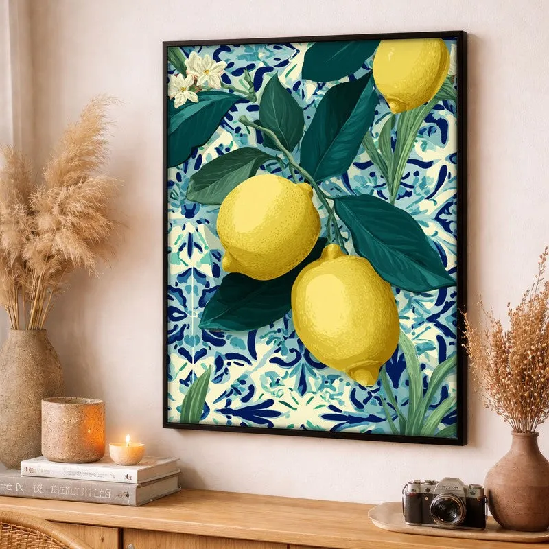 Limonia Canvas Wall Painting With Black Frame media 3