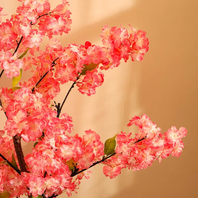 Artificial Cherry Blossom Plant With Pot - 4.2 ft media 8