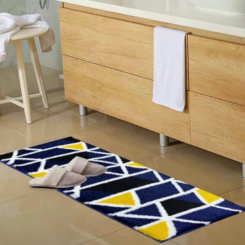 Luxe Comfy Micro Fiber Runner Rug - Blue media 5