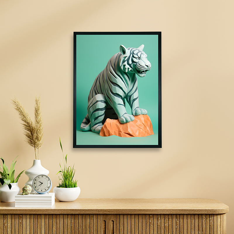 Tigress Charm Canvas Wall Art