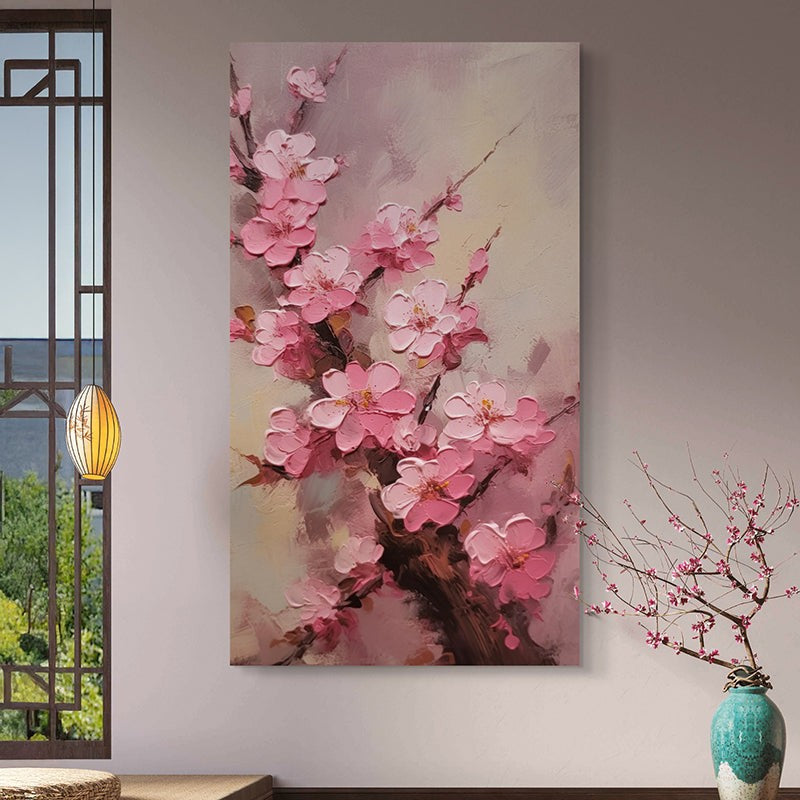 Sakura Pink Wall Painting