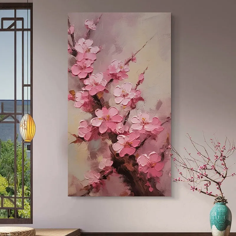 Sakura Pink Wall Painting media 1