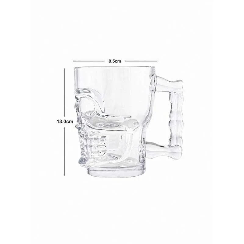 Skull's Got It Beer Mug (520 ml ) - Set of Two media 5
