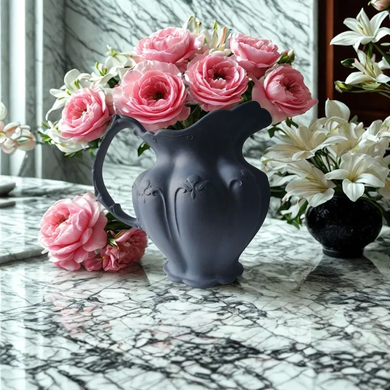Floral Elegance Vase - Grey media 1