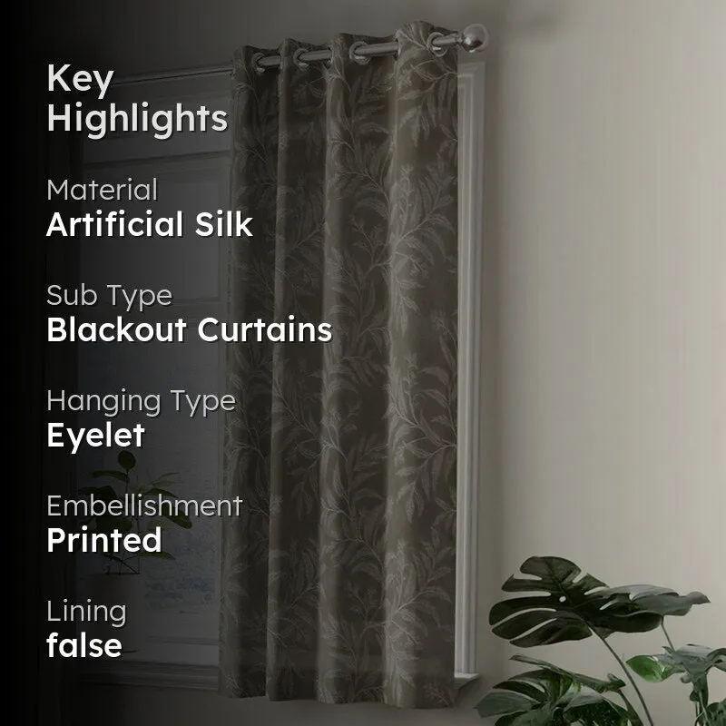 Sylvia Jacquard Blackout Curtain media 2