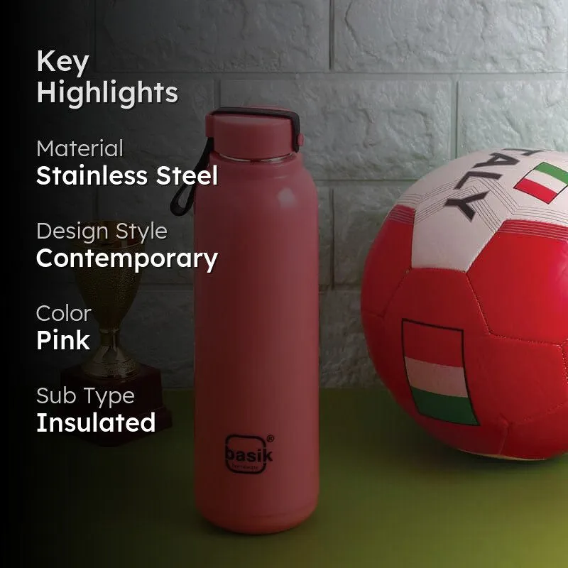 Hydro Master Insulated Bottle (Pink) - 650 mL media 2