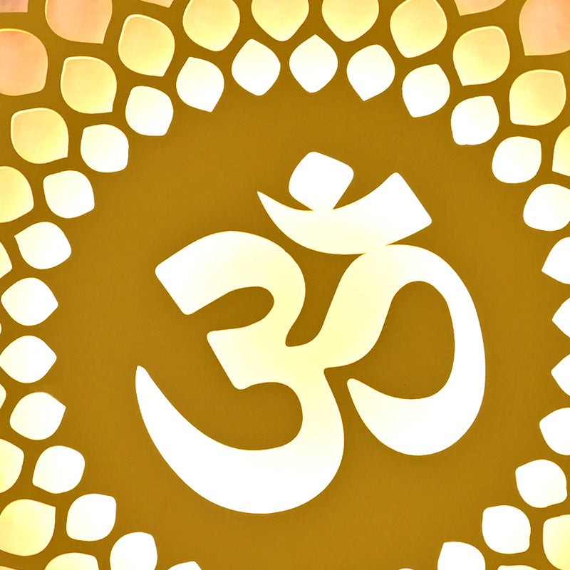 Om Moksha LED Strip Light MDF Wall Accent - Yellow media 6