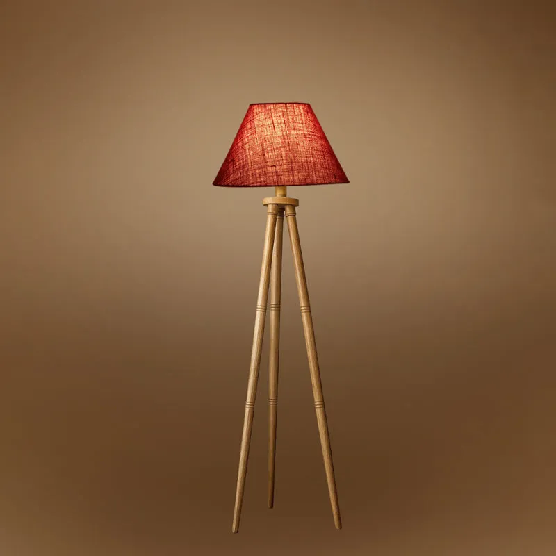 Sienna II Tripod Floor Lamp - Maroon media 6