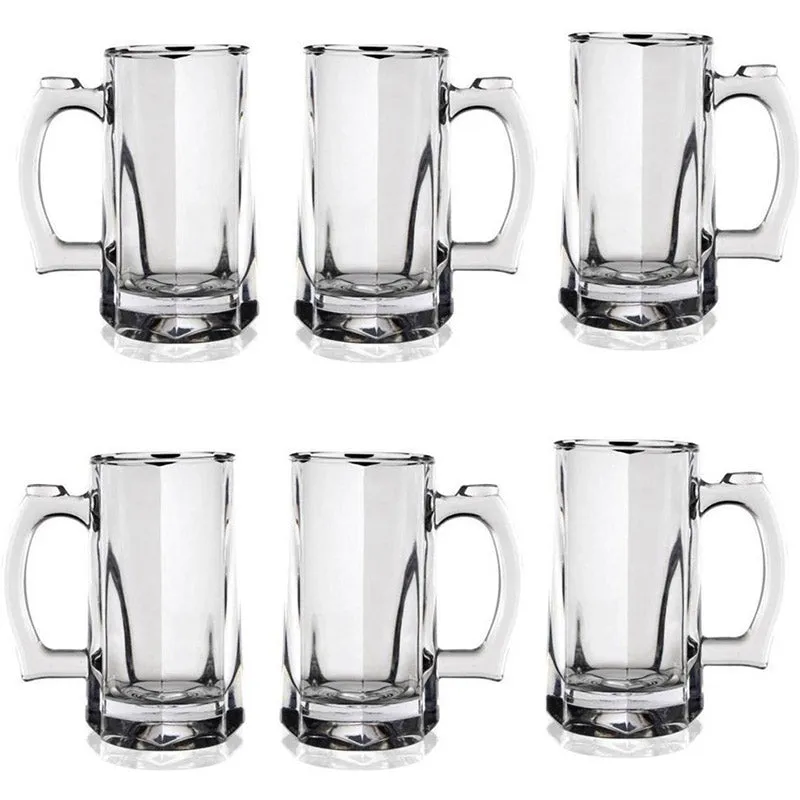 Erva Beer Mug (400 ML) - Set Of Six media 1