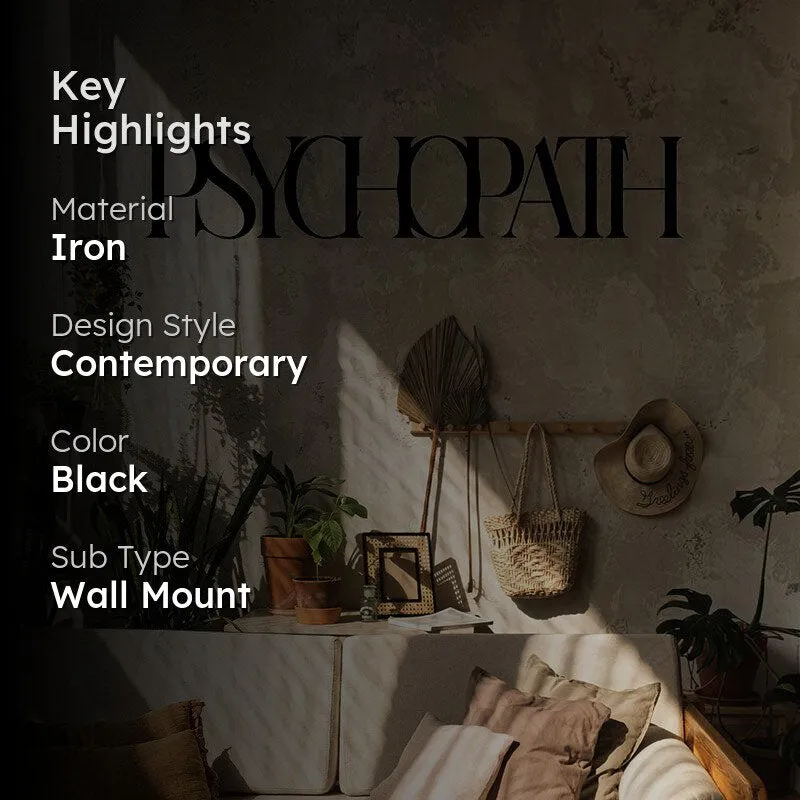 Psychopath Iron Wall Accent media 2