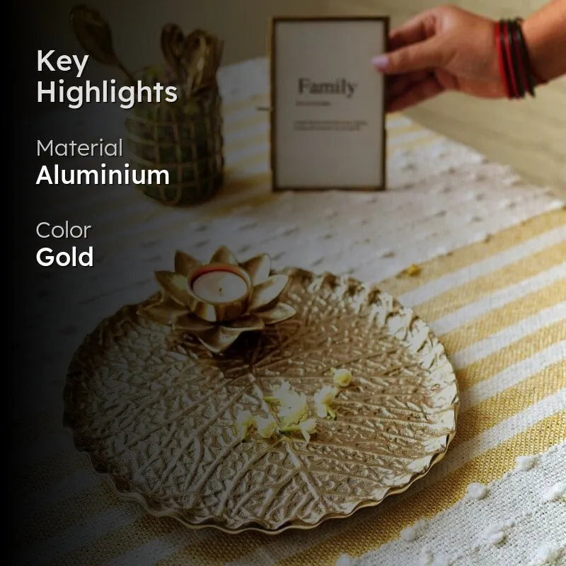 Leafery Metal Accent Tray media 2