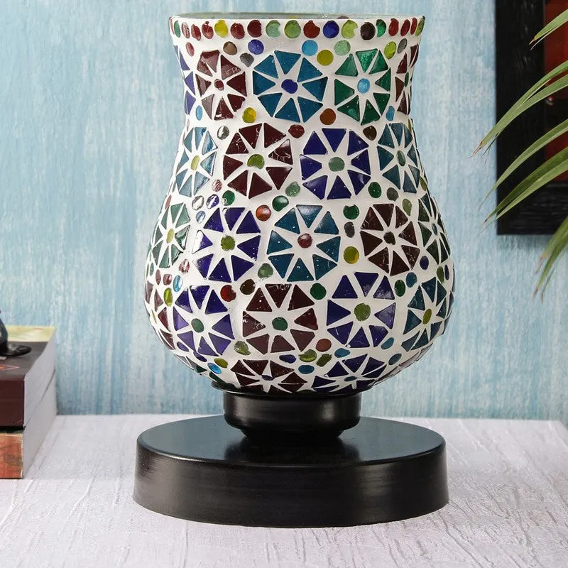 Moonixa Mosaic Glass Table Lamp - Multicolor media 3