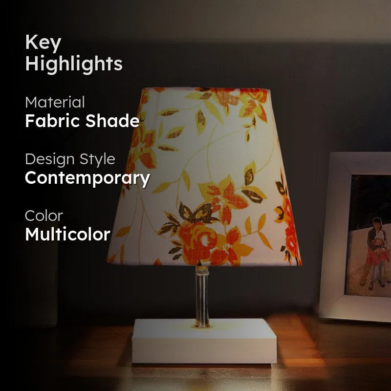 Alsa Ibis Flora Fabric Table Lamp - Multicolor media 2