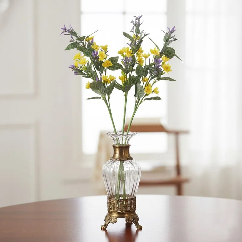Bloomaire Artificial Flower(Yellow) - Set Of Two media 6