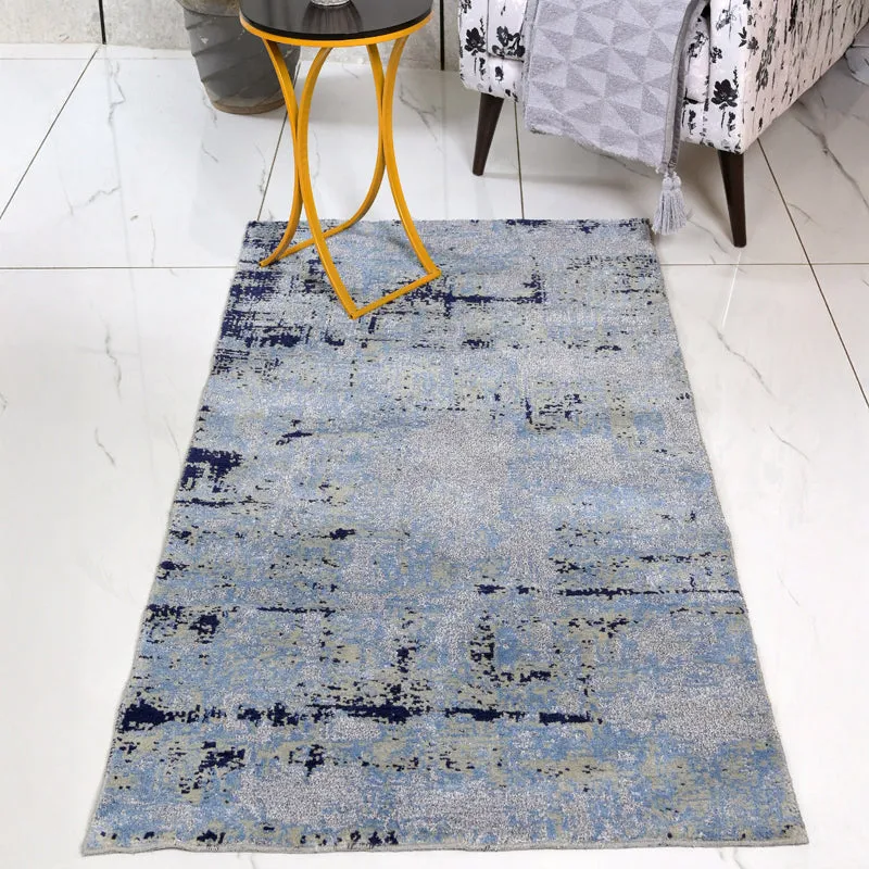 Anira Soft Pile Anti-Skid Carpet - Blue - 3