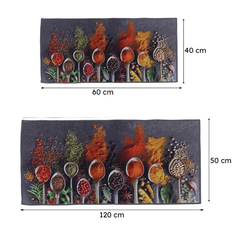 Spicelane Multicolor Nylon Nylon Runner Rug - Set Of Two media 6