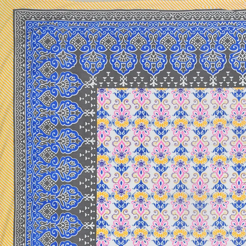 Rajni Cotton Bedsheet (Blue) - 180 TC media 7
