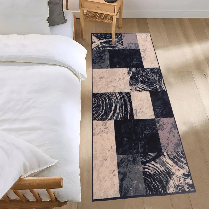 Tumb Printed Nylon Runner Rug media 3