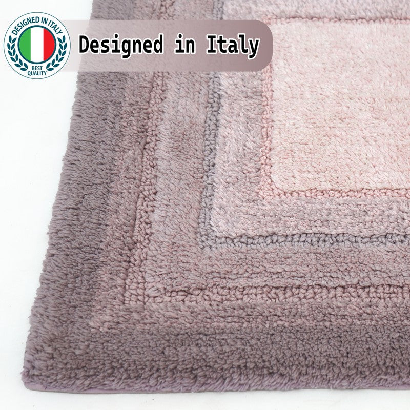 Dryora Cotton Bath Mat - Pink media 6