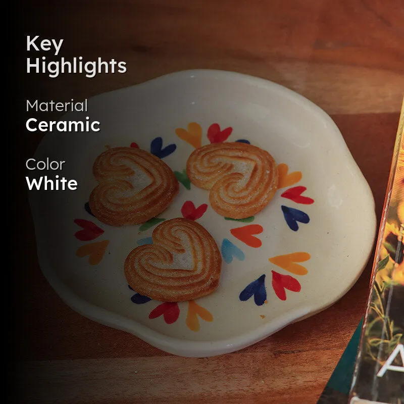 Letizia Ceramic Quarter Plate media 2