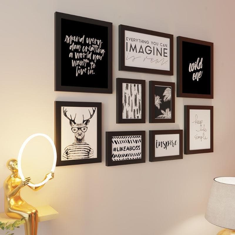 Keep Life Simple and Live Wall Art - Set Of Nine media 4